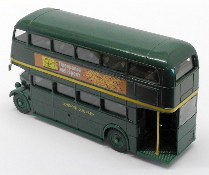 Solido 1/50 Scale Diecast 4404 AEC Double Decker Bus Green Line